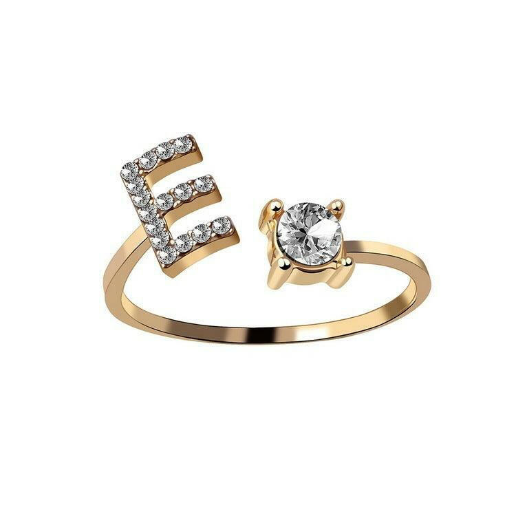 Sleek Letter Ring - Shopylife