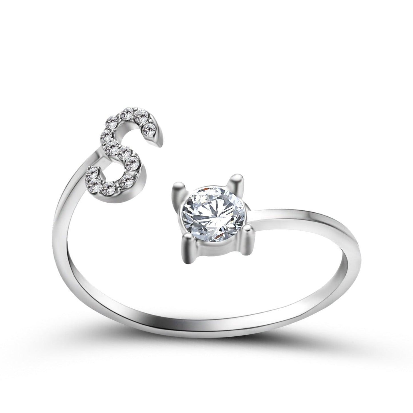 Sleek Letter Ring - Shopylife