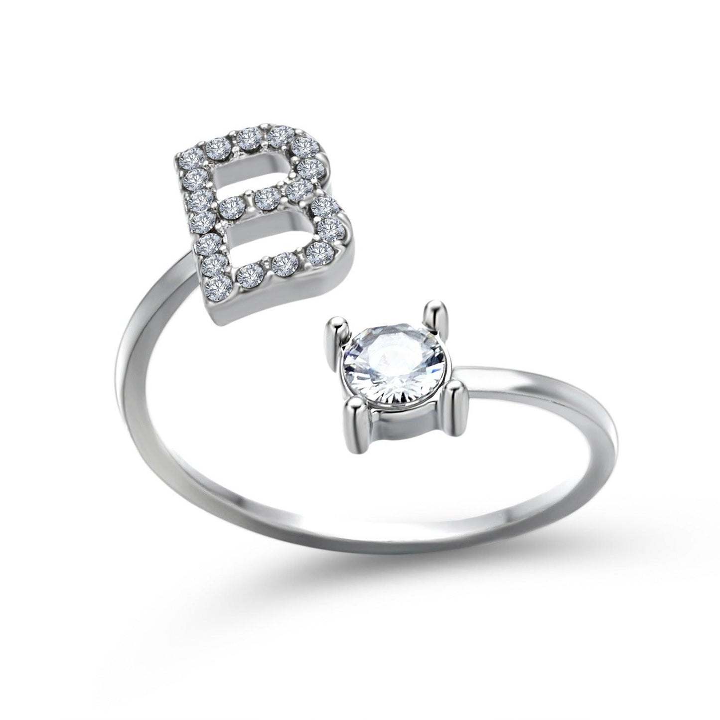 Sleek Letter Ring - Shopylife