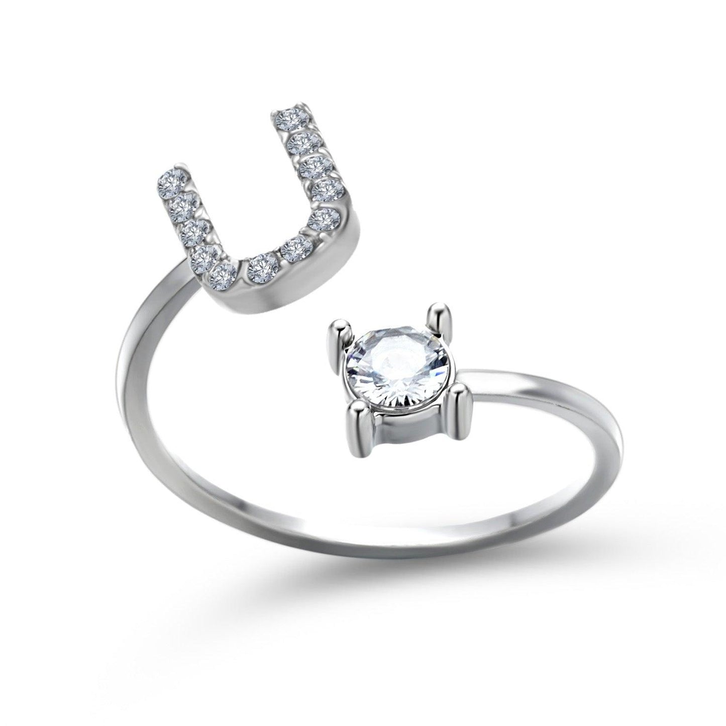Sleek Letter Ring - Shopylife