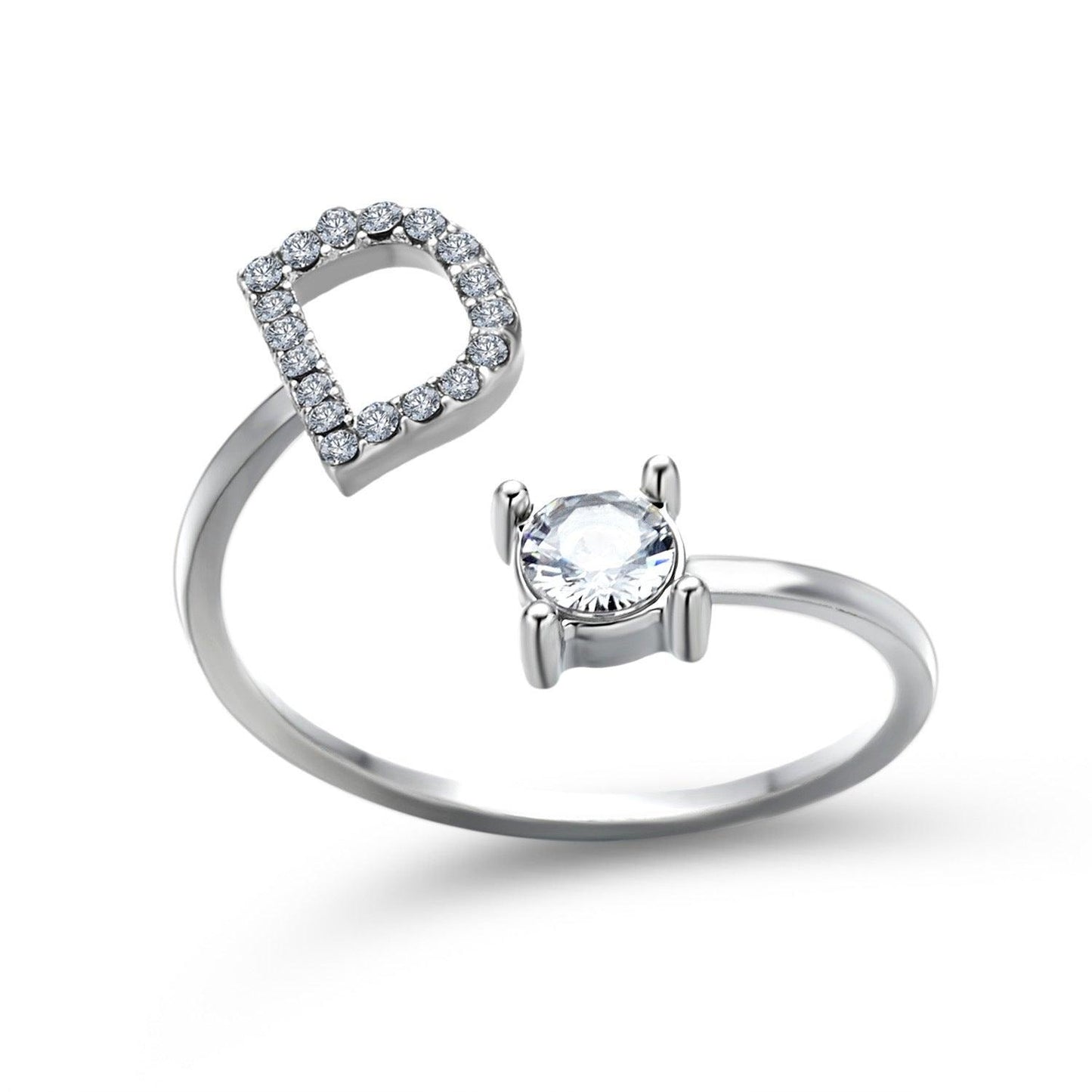 Sleek Letter Ring - Shopylife