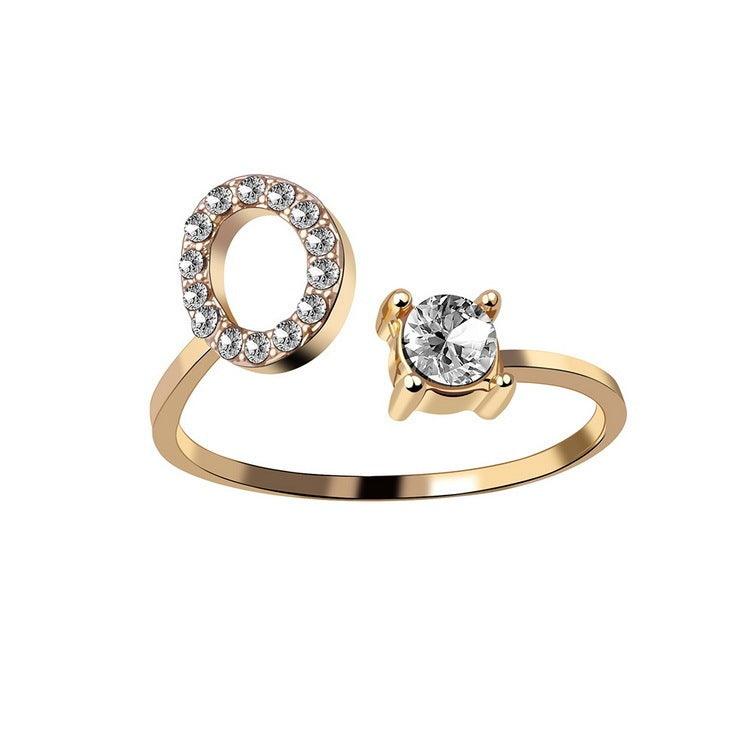 Sleek Letter Ring - Shopylife