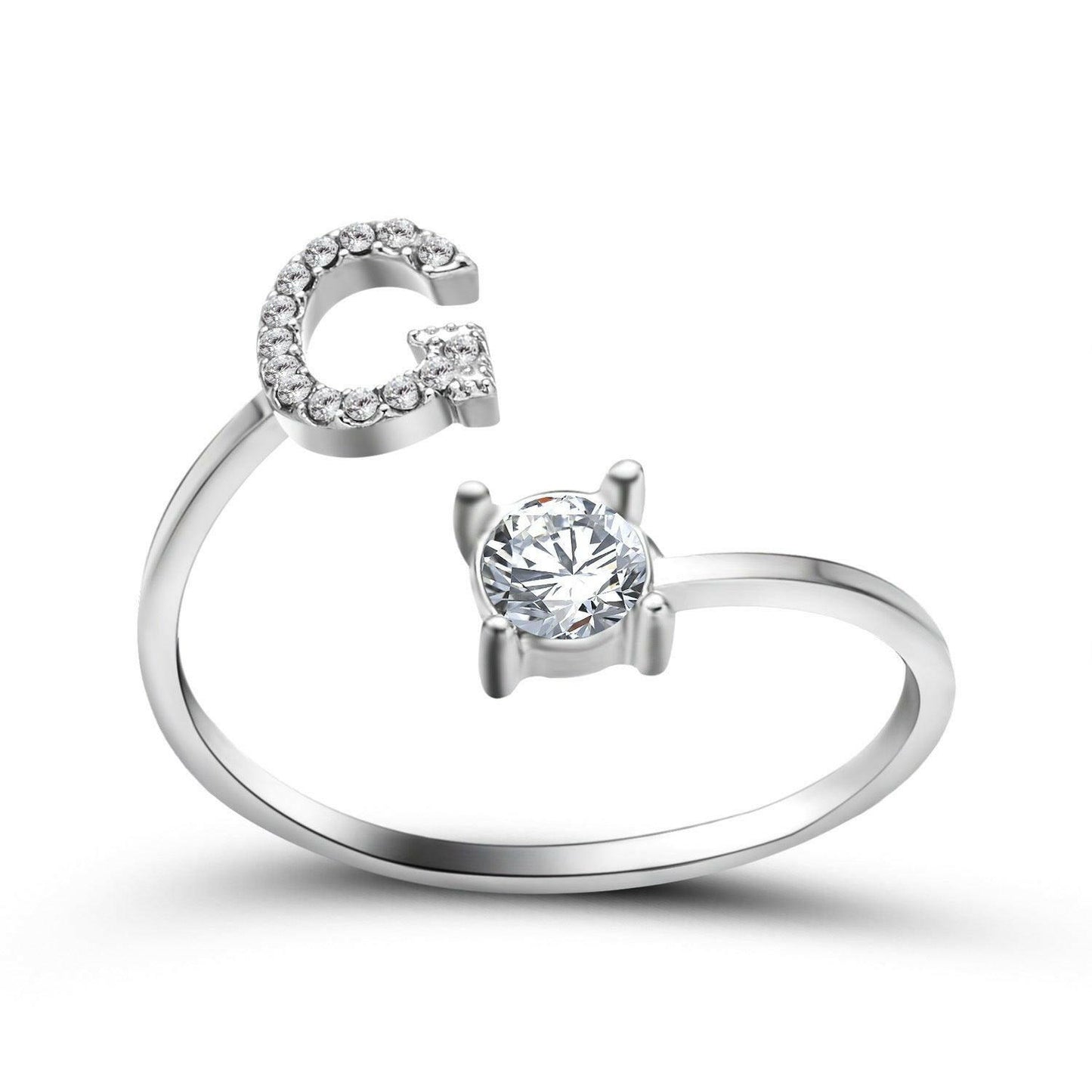 Sleek Letter Ring - Shopylife