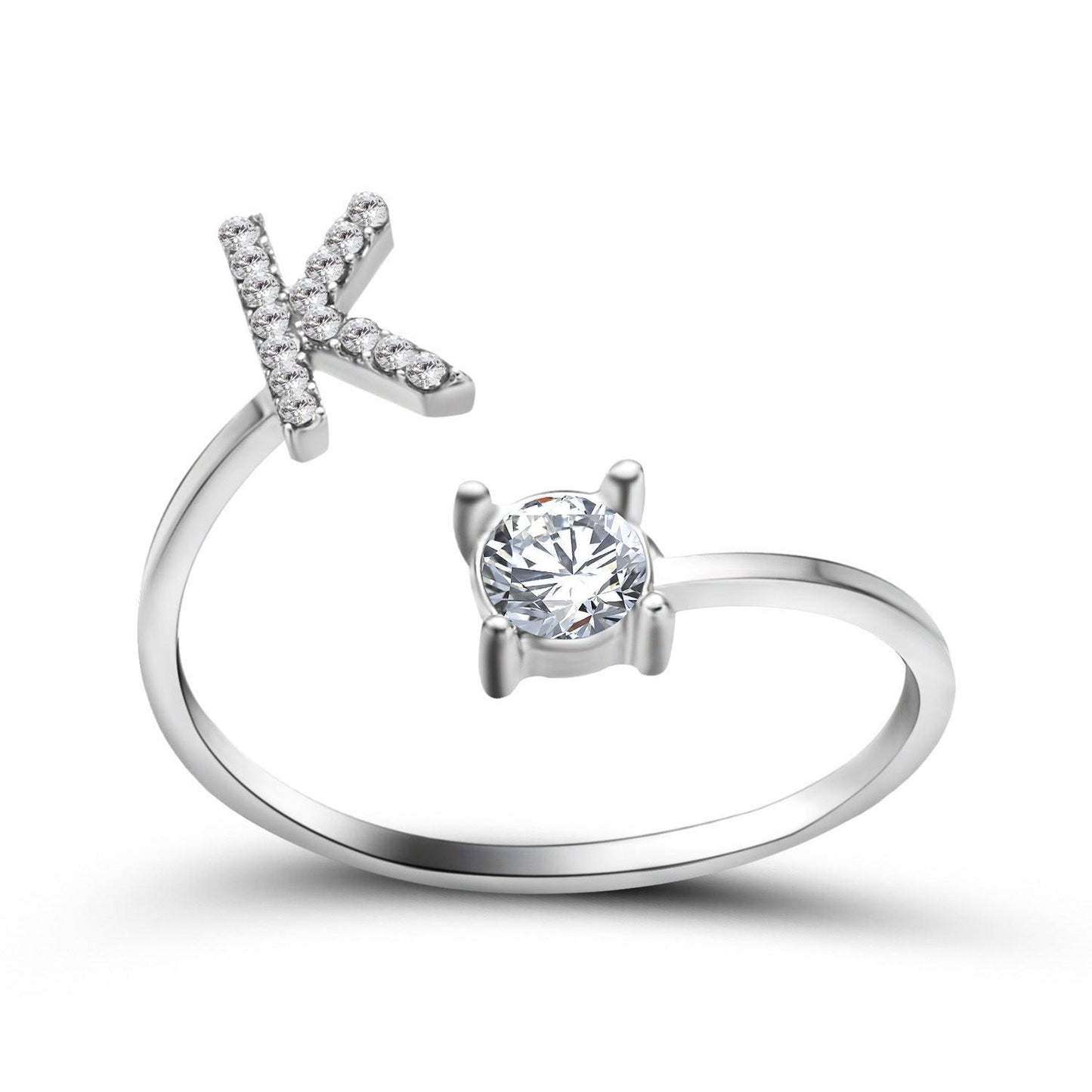 Sleek Letter Ring - Shopylife