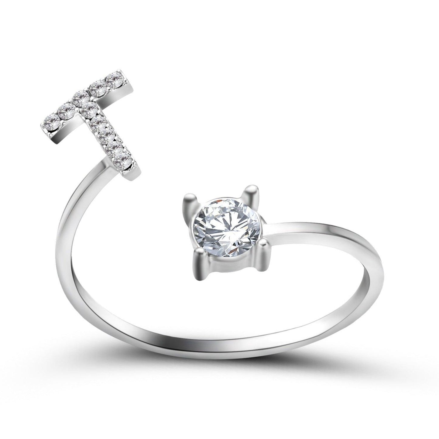 Sleek Letter Ring - Shopylife