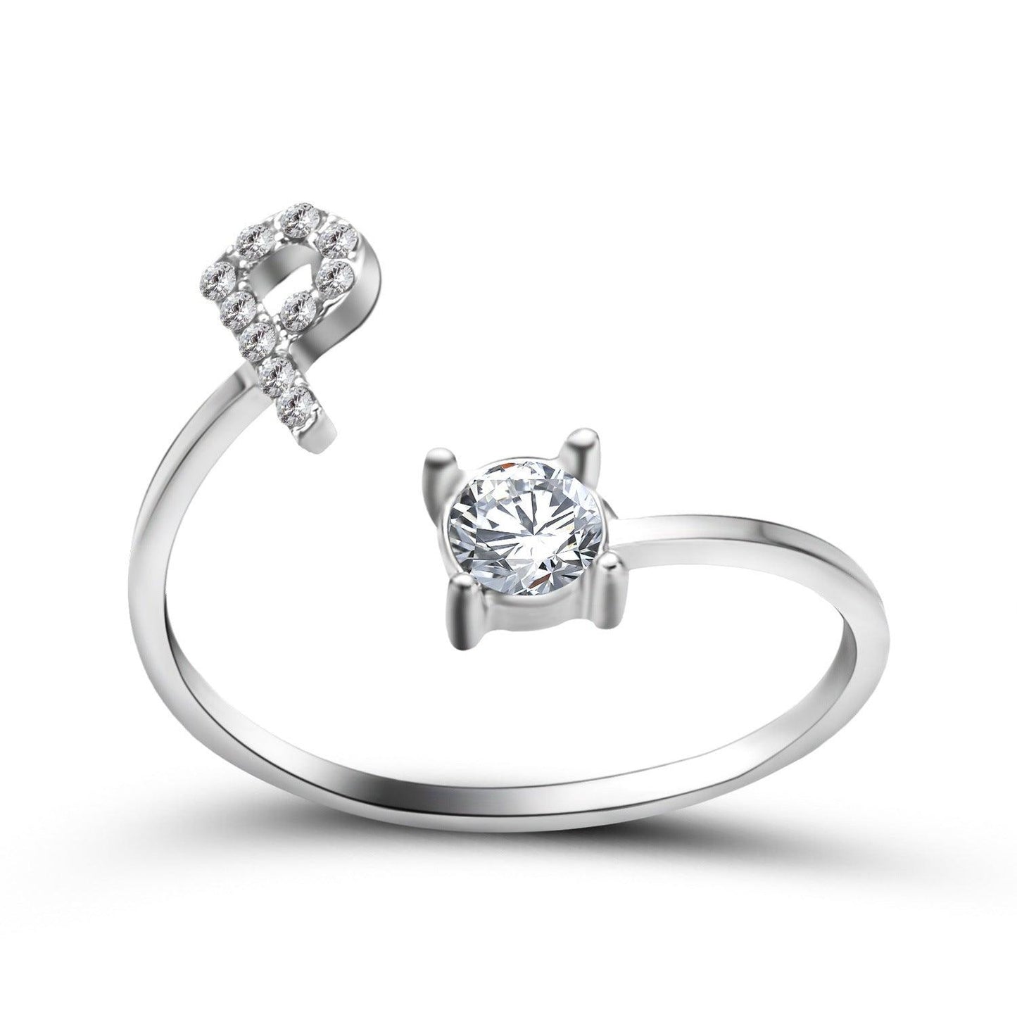 Sleek Letter Ring - Shopylife