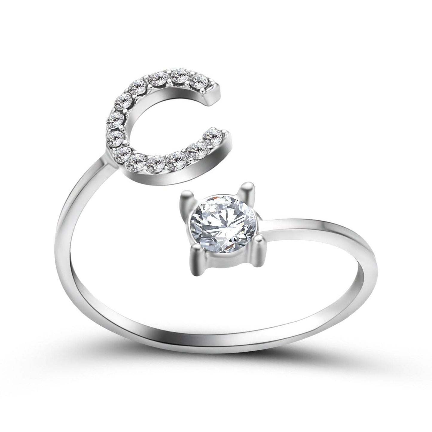 Sleek Letter Ring - Shopylife