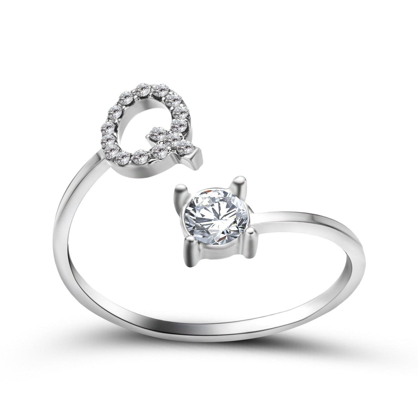 Sleek Letter Ring - Shopylife