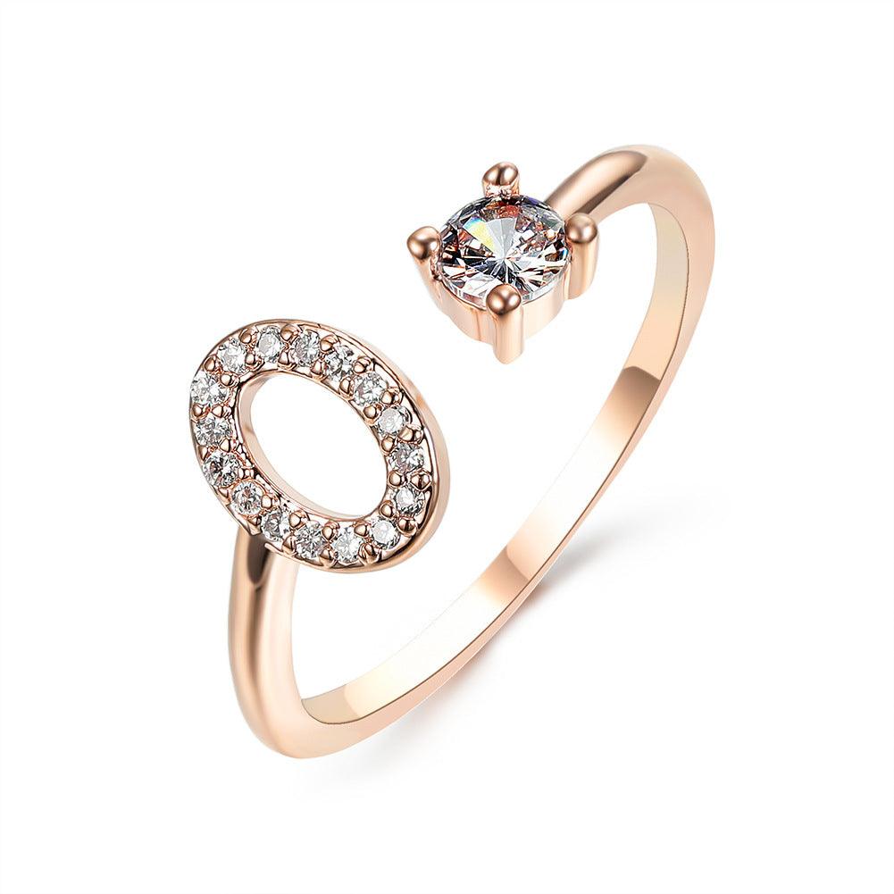 Sleek Letter Ring - Shopylife