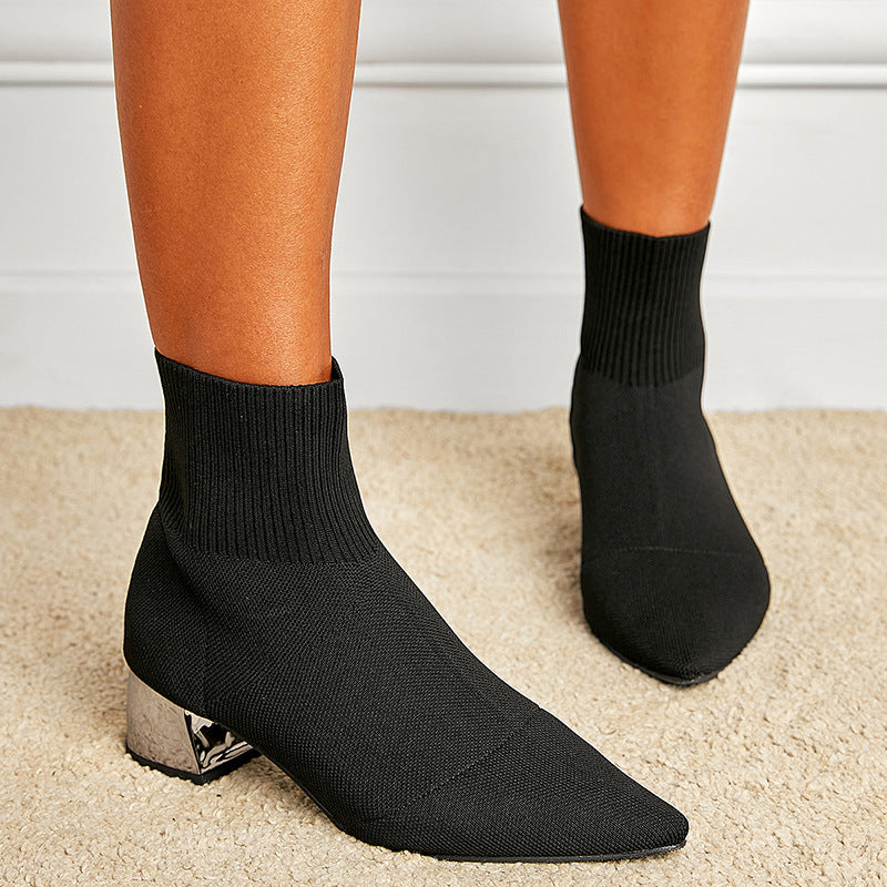 AuraKnit™ – Fashion Chunky Boots