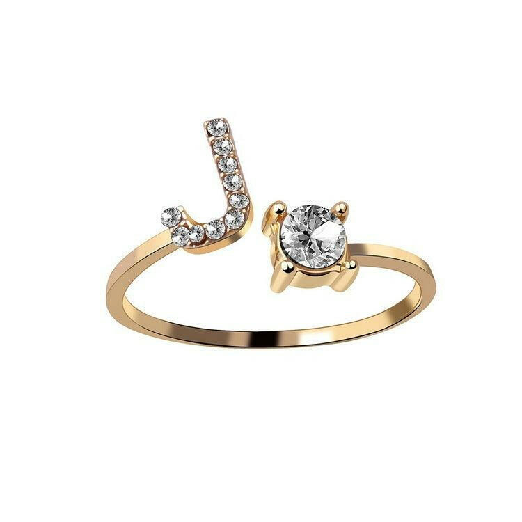 Sleek Letter Ring - Shopylife