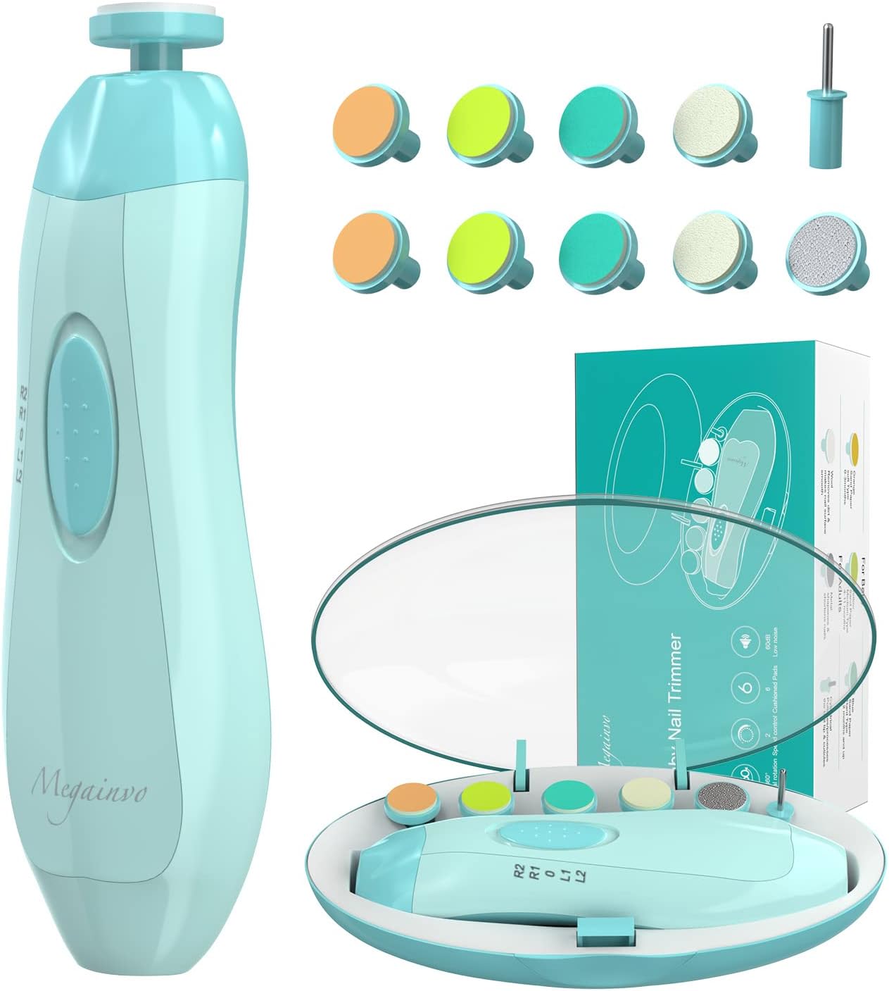 GentleCare™ 6-in-1 Electric Baby Nail