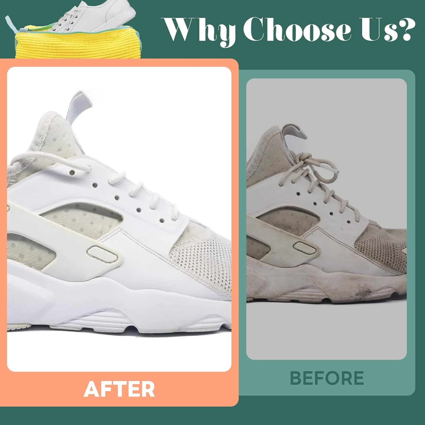 1PCS Washing Shoes Bag Cotton Laundry Fluffy Fibers Easily Remove Dirt Washing Bags Anti-Deformation Shoes Clothes Organizer Shopylife