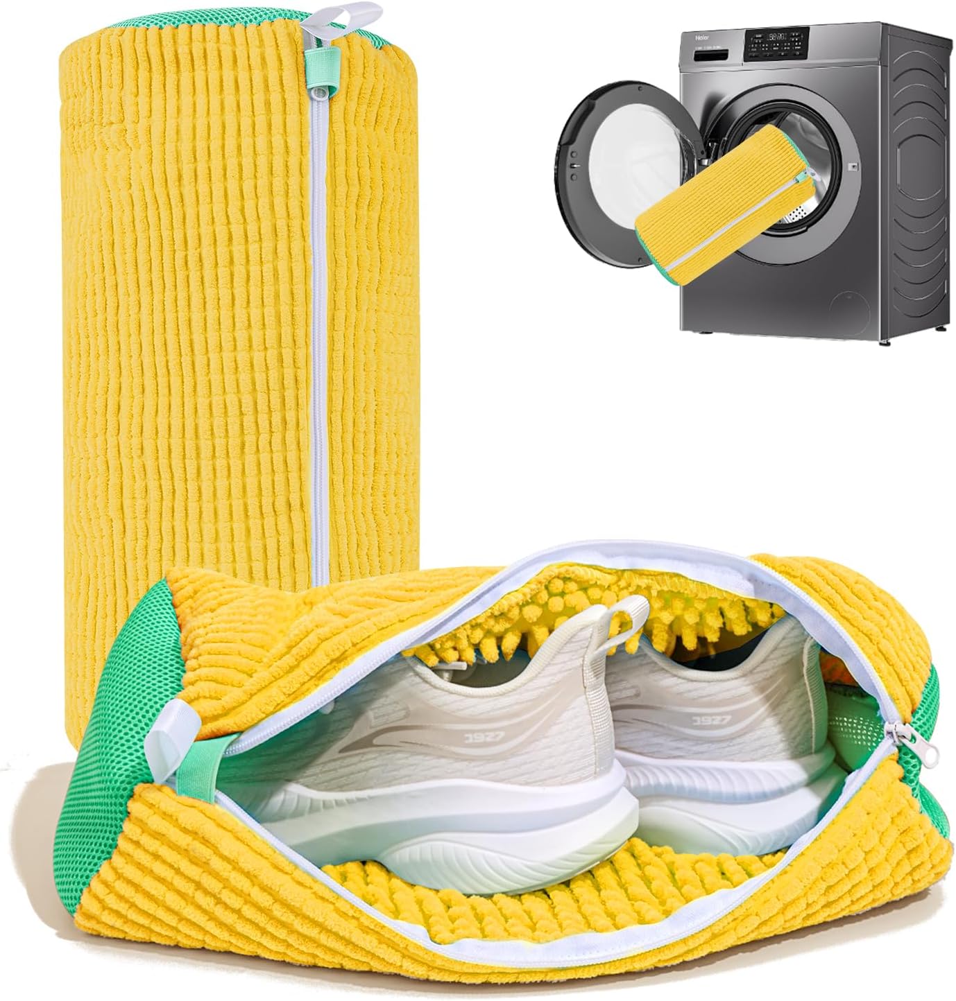 1PCS Washing Shoes Bag Cotton Laundry Fluffy Fibers Easily Remove Dirt Washing Bags Anti-Deformation Shoes Clothes Organizer Shopylife