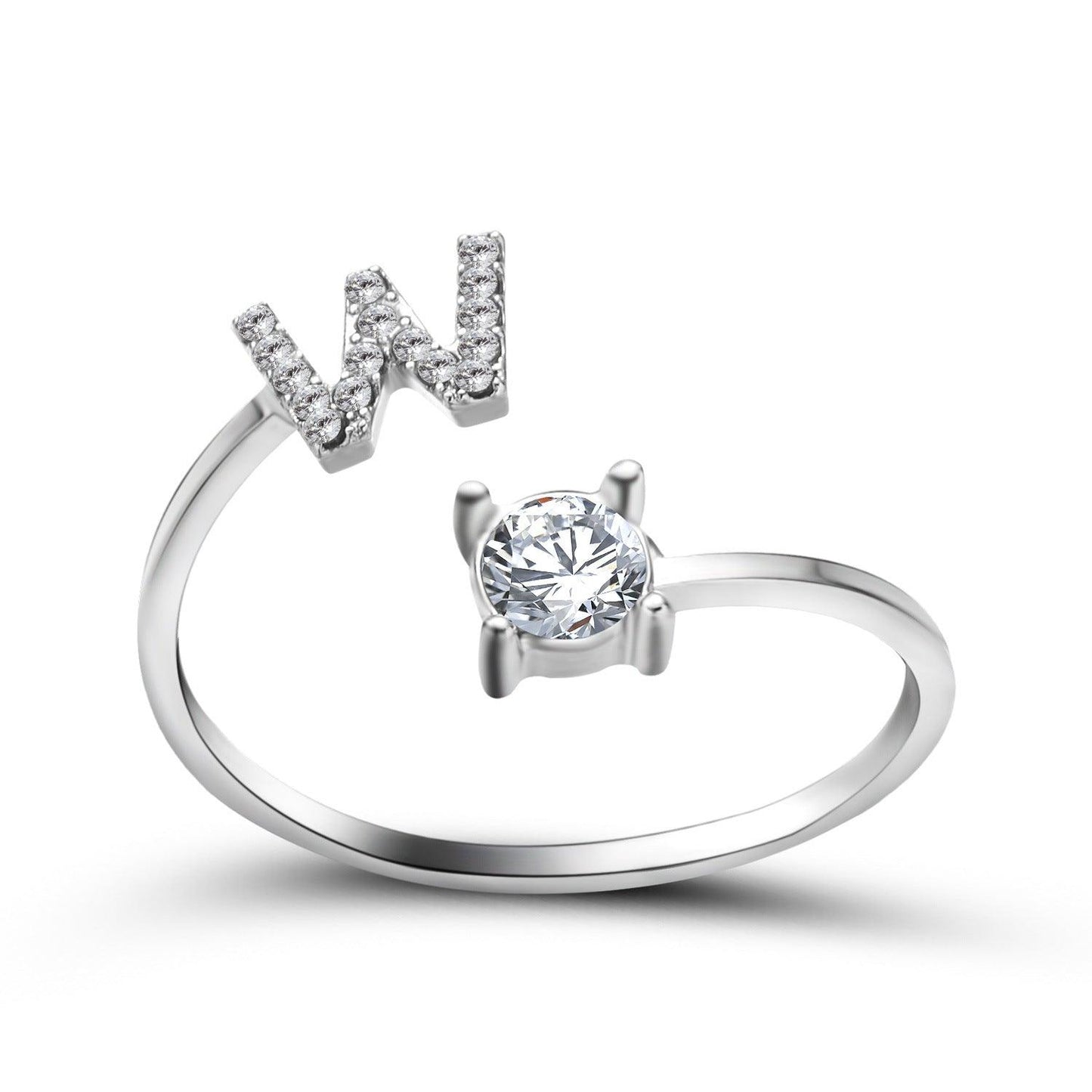 Sleek Letter Ring - Shopylife