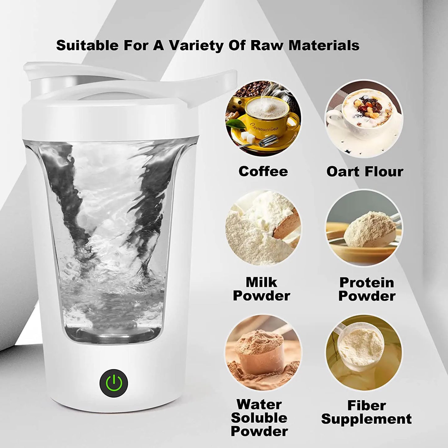 450ML Portable Protein Powder Shaker Bottle Fitness Sports Mug Nutrition Shakers Cup Body Building Exercise Mixing Cup Shopylife