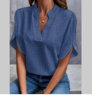 Chiffon V Top - Shopylife -