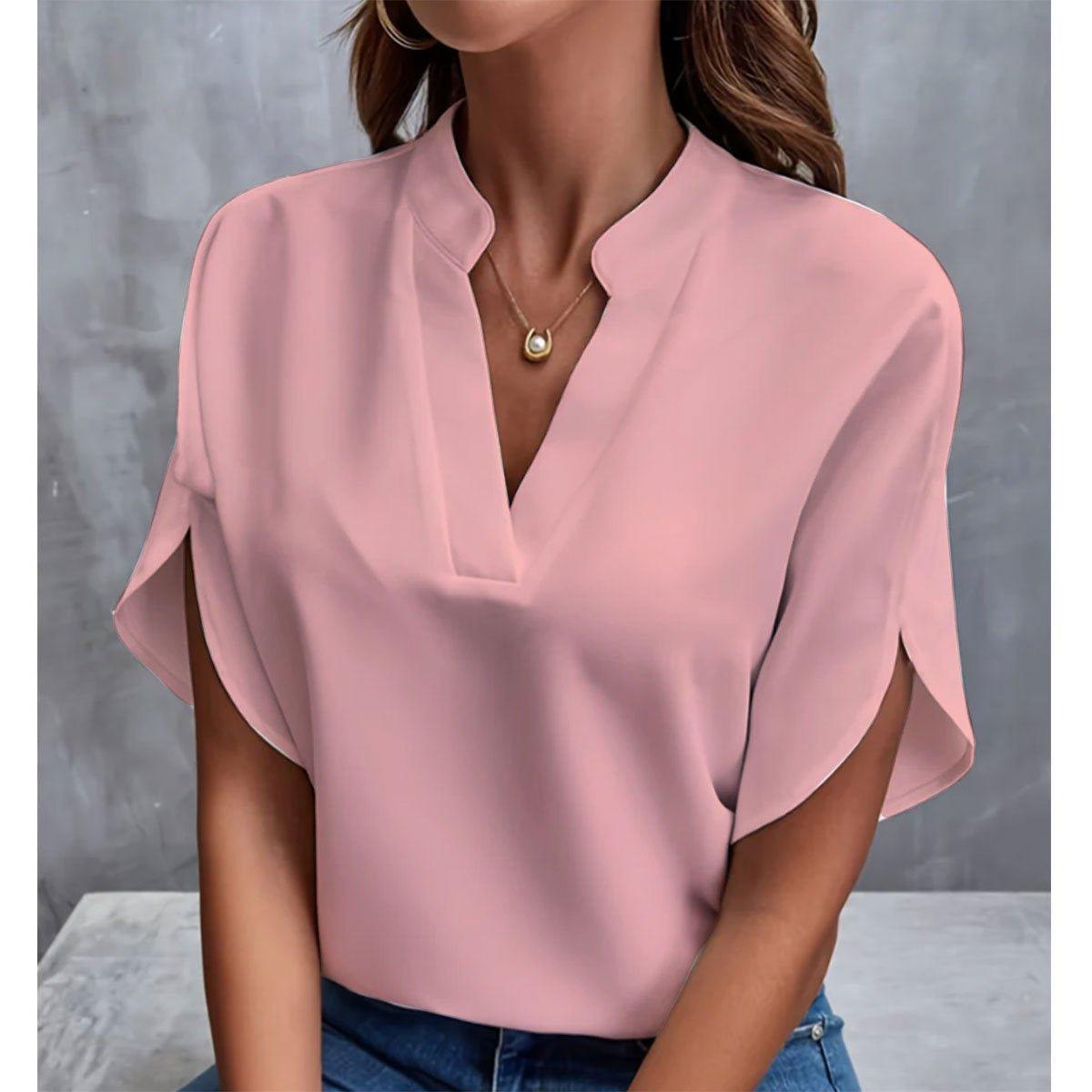 Chiffon V Top - Shopylife -