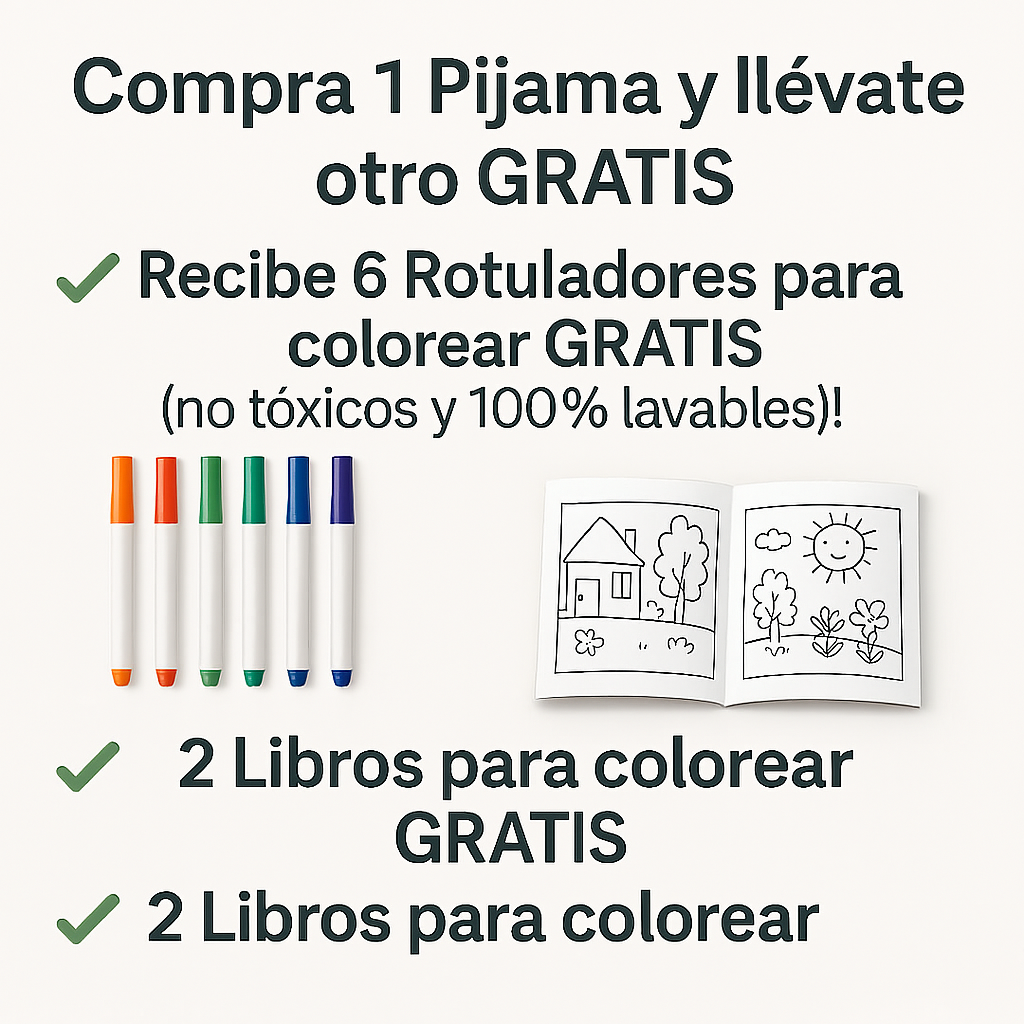 Buy 1 Creative Pajama Kit – Get 6 Washable Pens FREE!