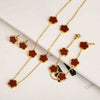 Red Jewelry Set