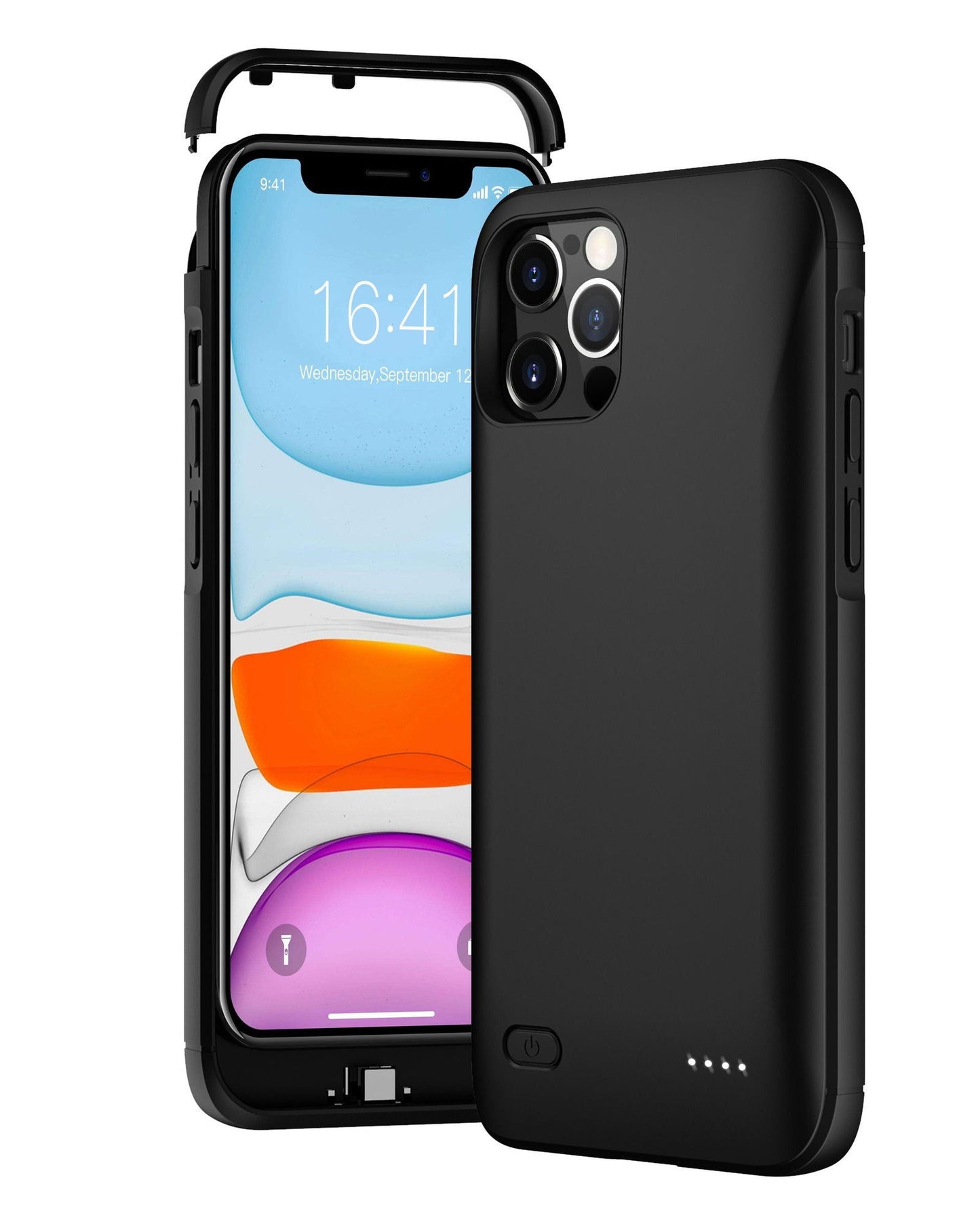 Large-capacity charging case with back clip battery - Shopylife -