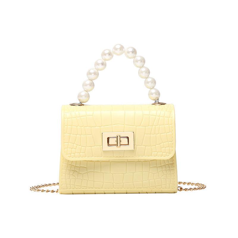 Luxe Pearl Jelly Handbag - Shopylife -