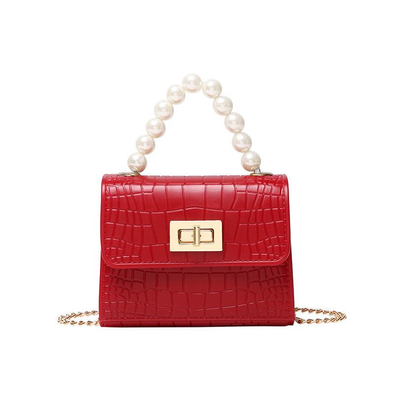 Luxe Pearl Jelly Handbag - Shopylife -