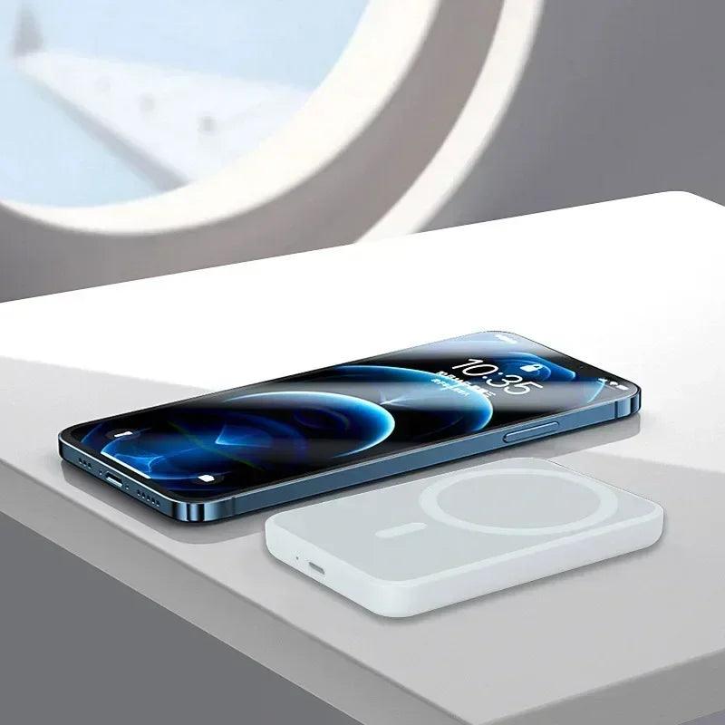Magnetic Wireless Power Bank External Portable Battery Pack For iphone 11 13 12 14 15 Pro Max Mini Powerbank Moblie Phone Case - Shopylife -