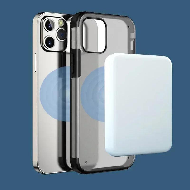 Magnetic Wireless Power Bank External Portable Battery Pack For iphone 11 13 12 14 15 Pro Max Mini Powerbank Moblie Phone Case - Shopylife -