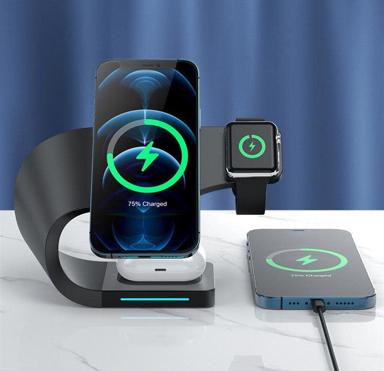 Multi-function Charging Stand Magnetic Wireless Charging 15W Fast Charging - Shopylife -