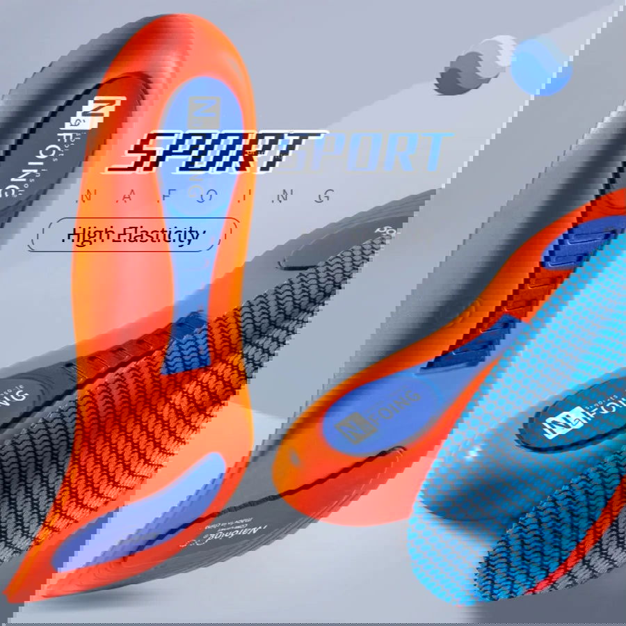 Orthopedic Sports Elasticity Insoles For Shoes Sole Unisex Technology Shock Absorption Breathable Running Insoles - Shopylife