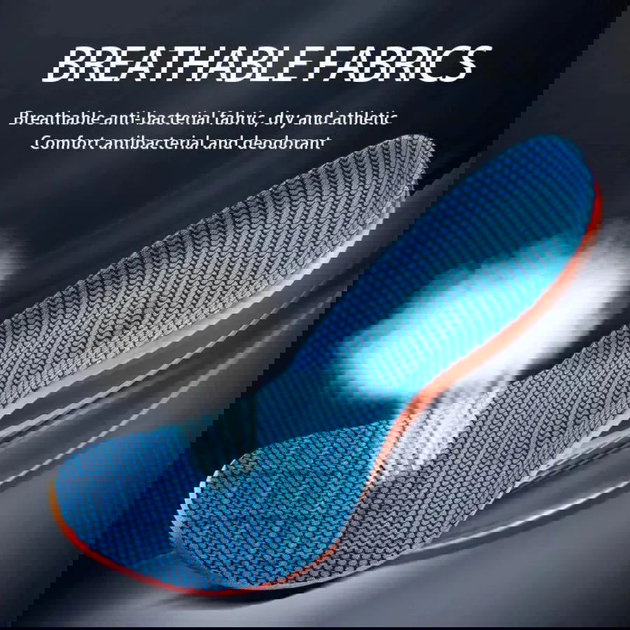 Orthopedic Sports Elasticity Insoles For Shoes Sole Unisex Technology Shock Absorption Breathable Running Insoles - Shopylife