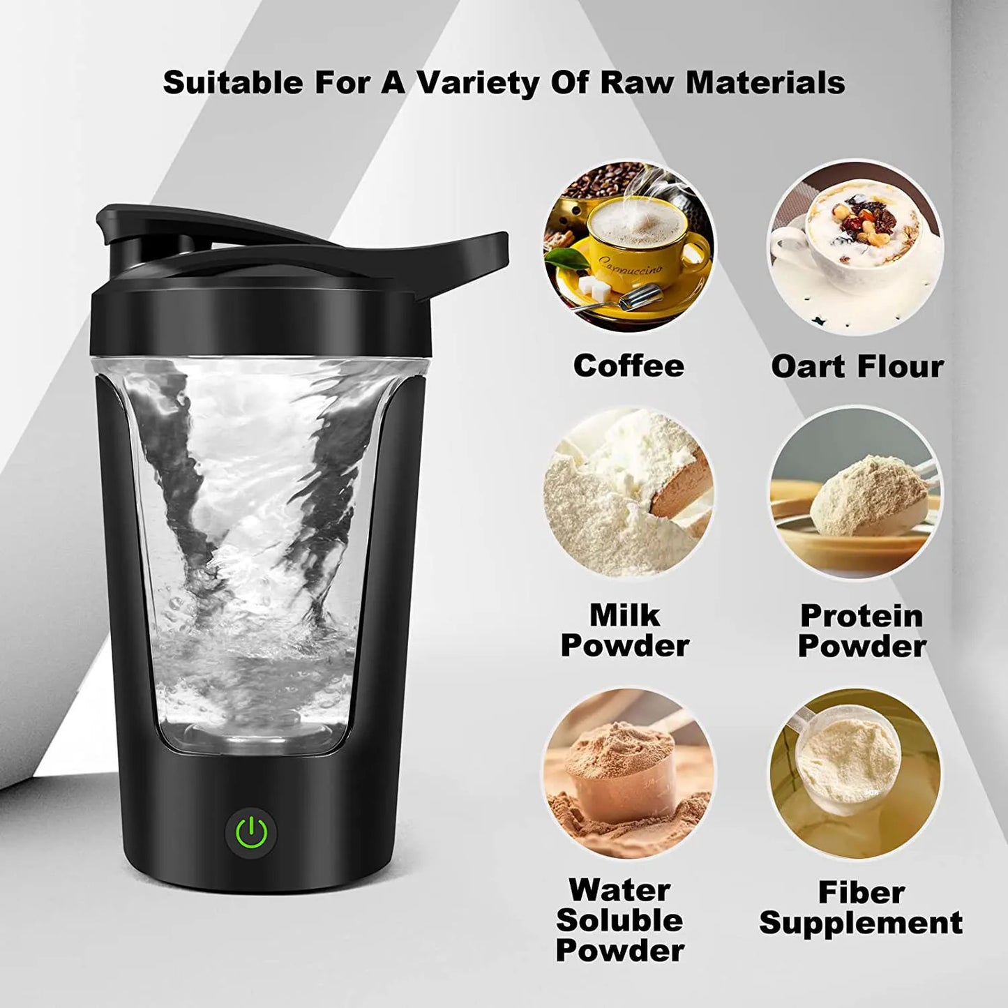 450ML Portable Protein Powder Shaker Bottle Fitness Sports Mug Nutrition Shakers Cup Body Building Exercise Mixing Cup Shopylife