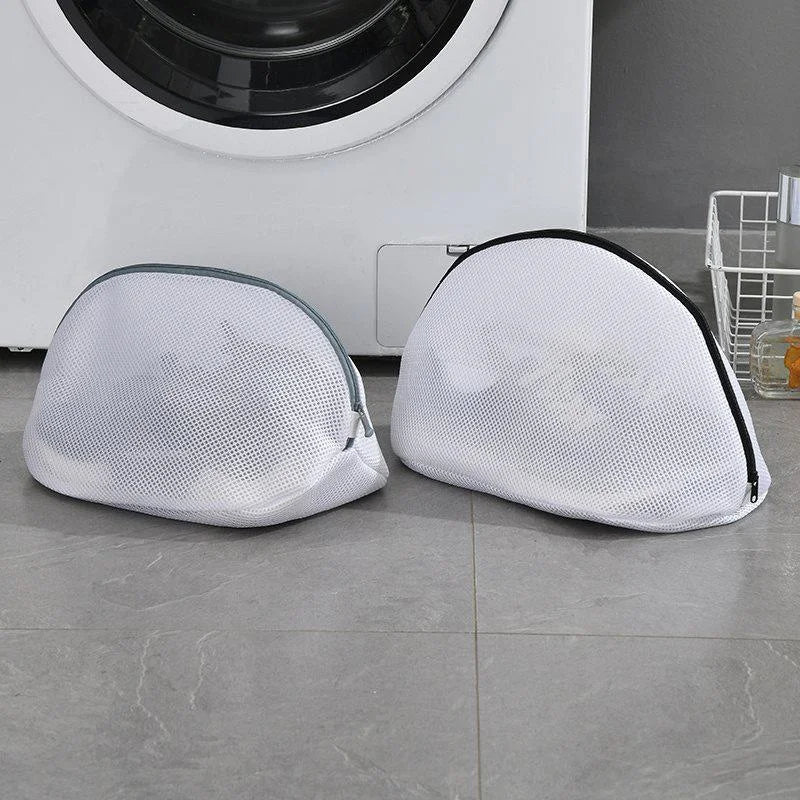 1PCS Mesh Laundry Bag Zips Shoe Washing Bag Shopylife