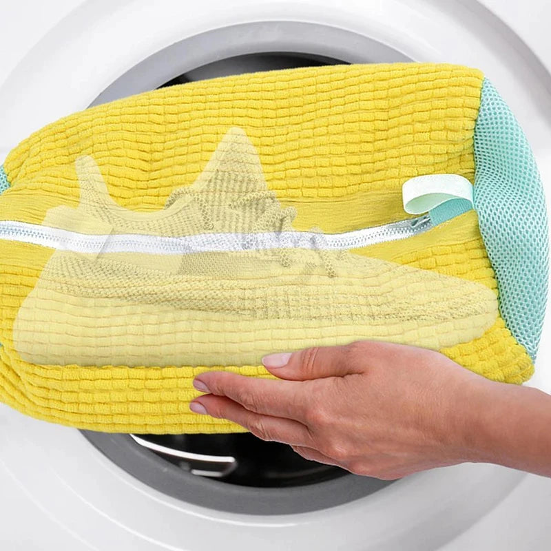 1PCS Washing Shoes Bag Cotton Laundry Fluffy Fibers Easily Remove Dirt Washing Bags Anti-Deformation Shoes Clothes Organizer Shopylife
