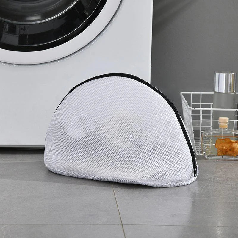 1PCS Mesh Laundry Bag Zips Shoe Washing Bag Shopylife