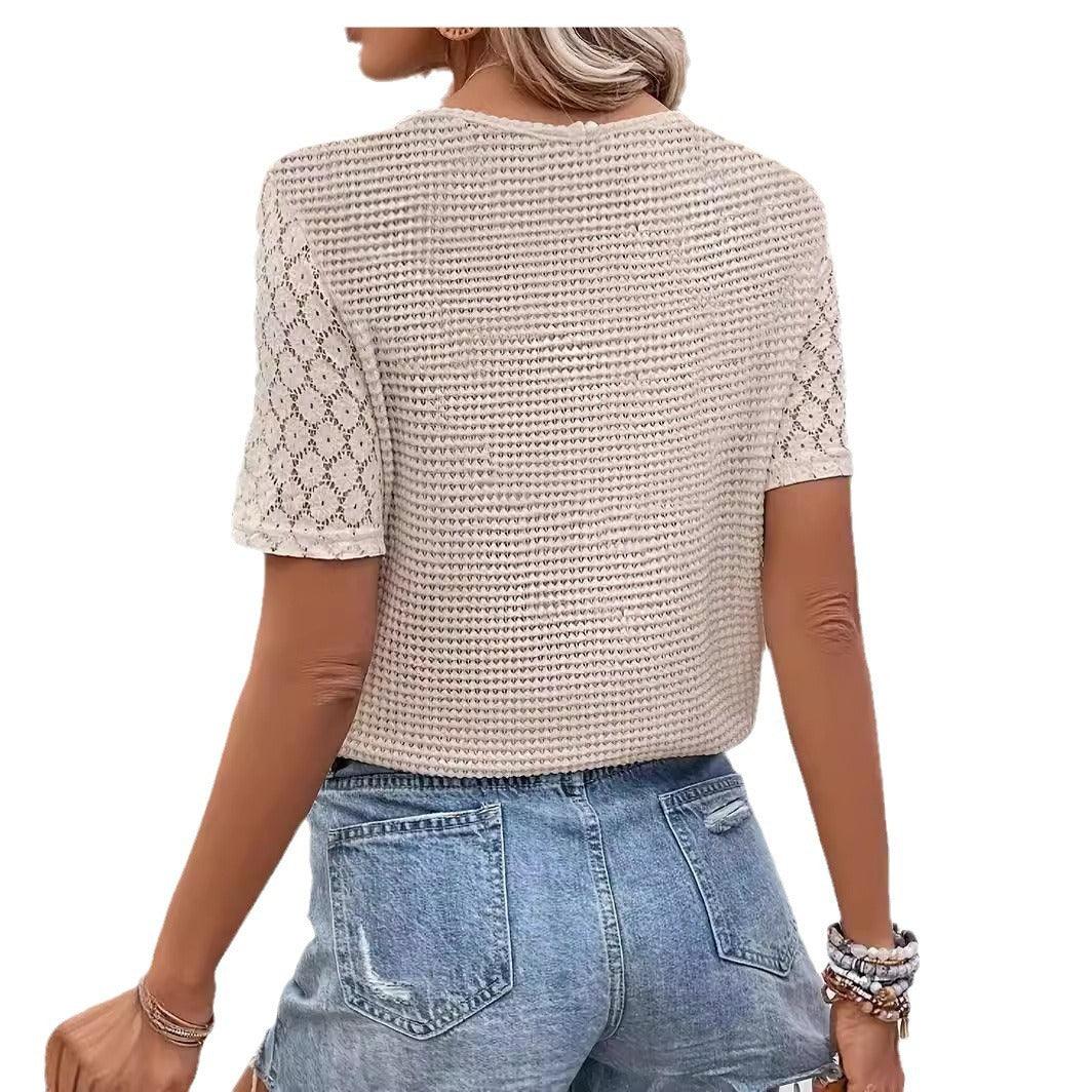 Serene V Lace Top.