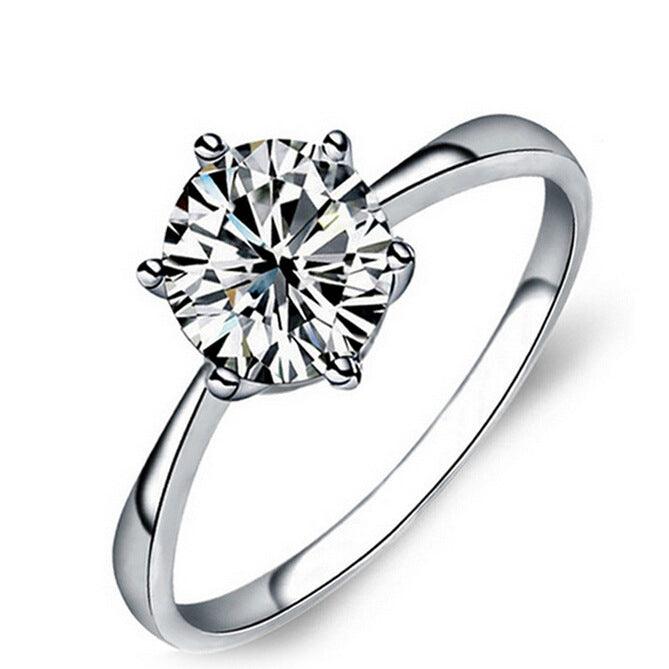 Silver Zirconia Ring.