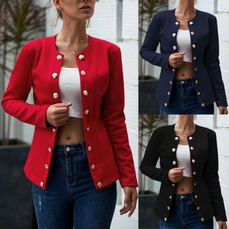 Tendy Double-Breasted Blazer.