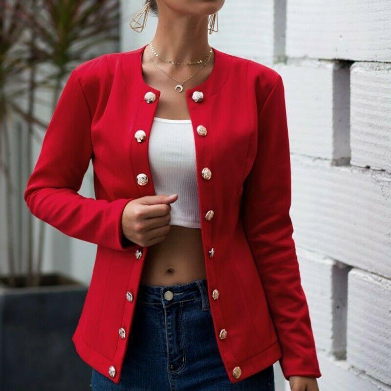 Tendy Double-Breasted Blazer.