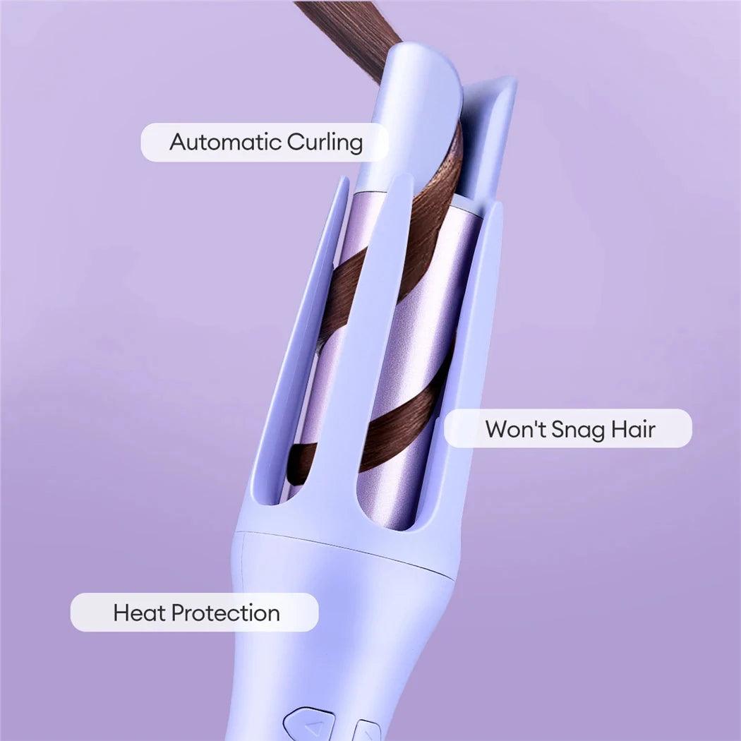 Tinsol 2 in 1 Automatic Hair Curler 32MM Auto Rotating Ceramic Hair Roller Professional Curling Iron Curling Wand Hair Waver - Shopylife