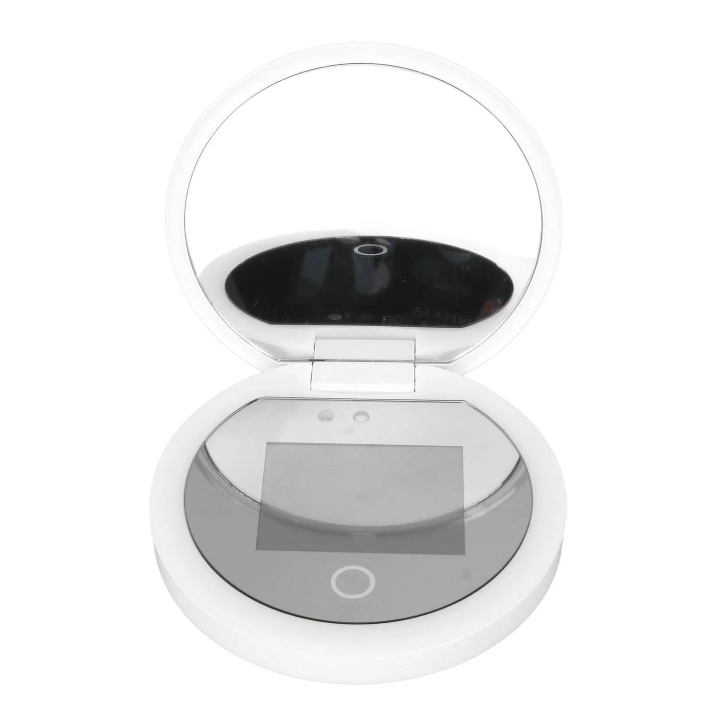UV Mirror Sunscreen Testing Camera with Light 2X Magnification Travel Makeup 3.5in Pocket Size L - Shopylife