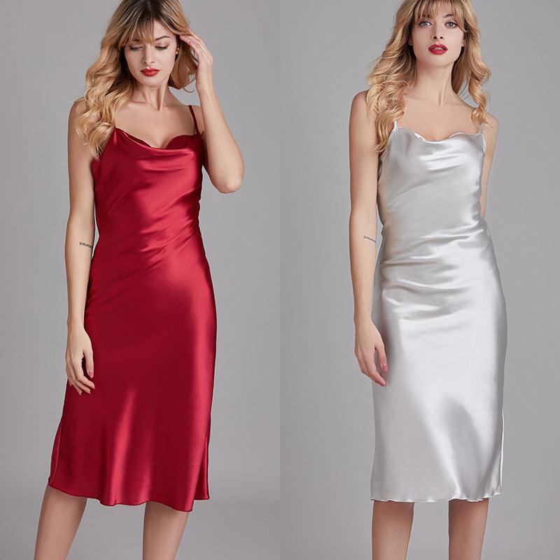 Velvet Silk Dress.