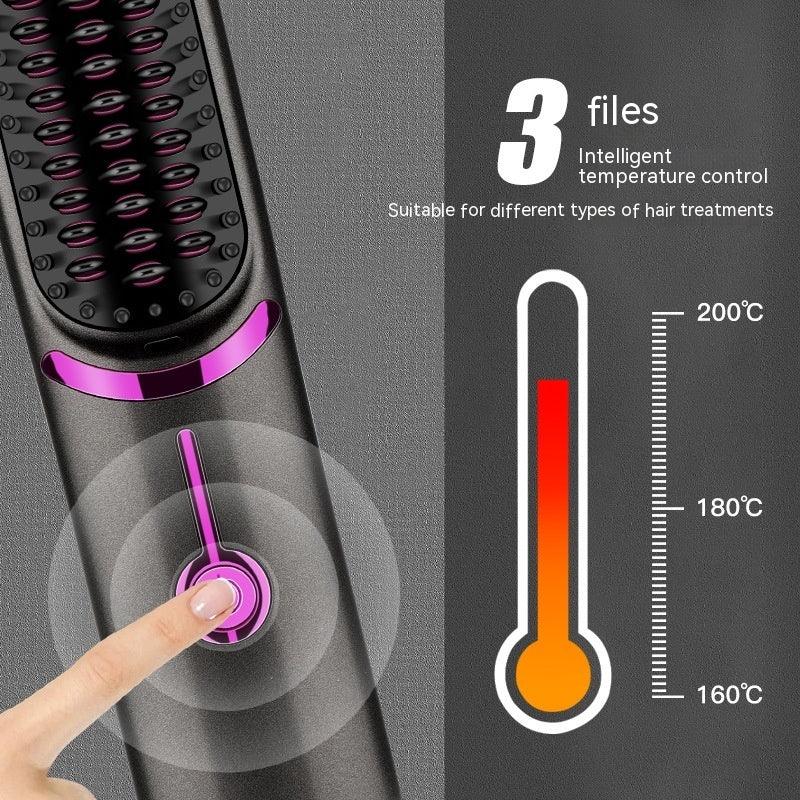 Wireless Straight Comb USB Charging Hairdressing Comb Rolls - Shopylife