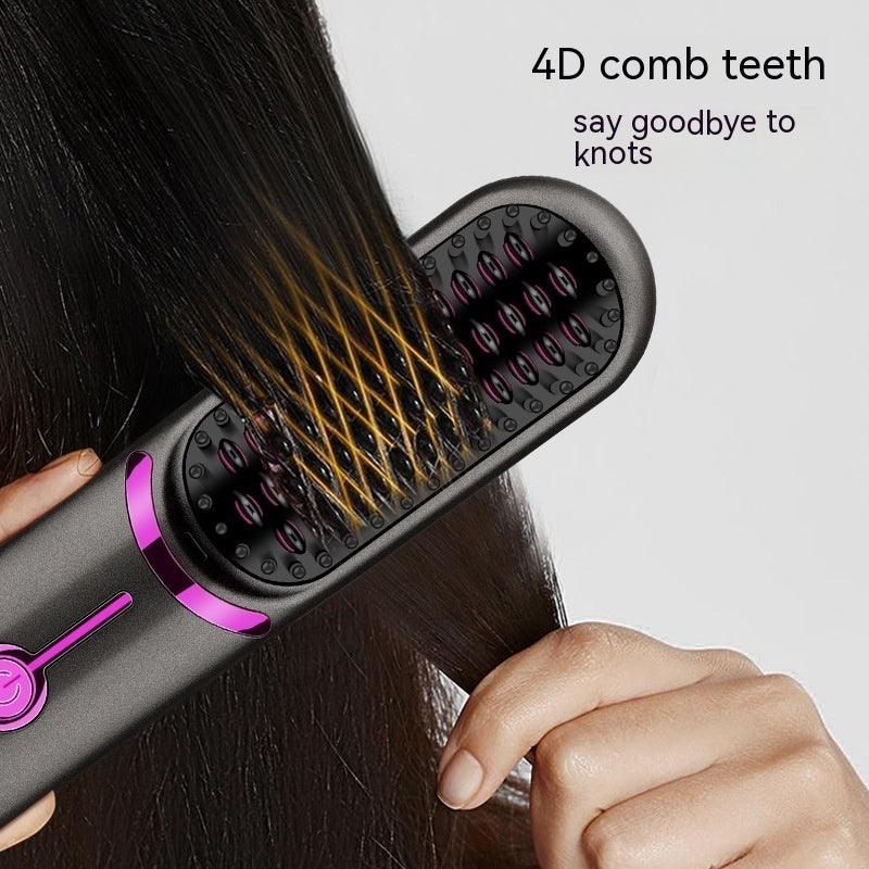 Wireless Straight Comb USB Charging Hairdressing Comb Rolls - Shopylife