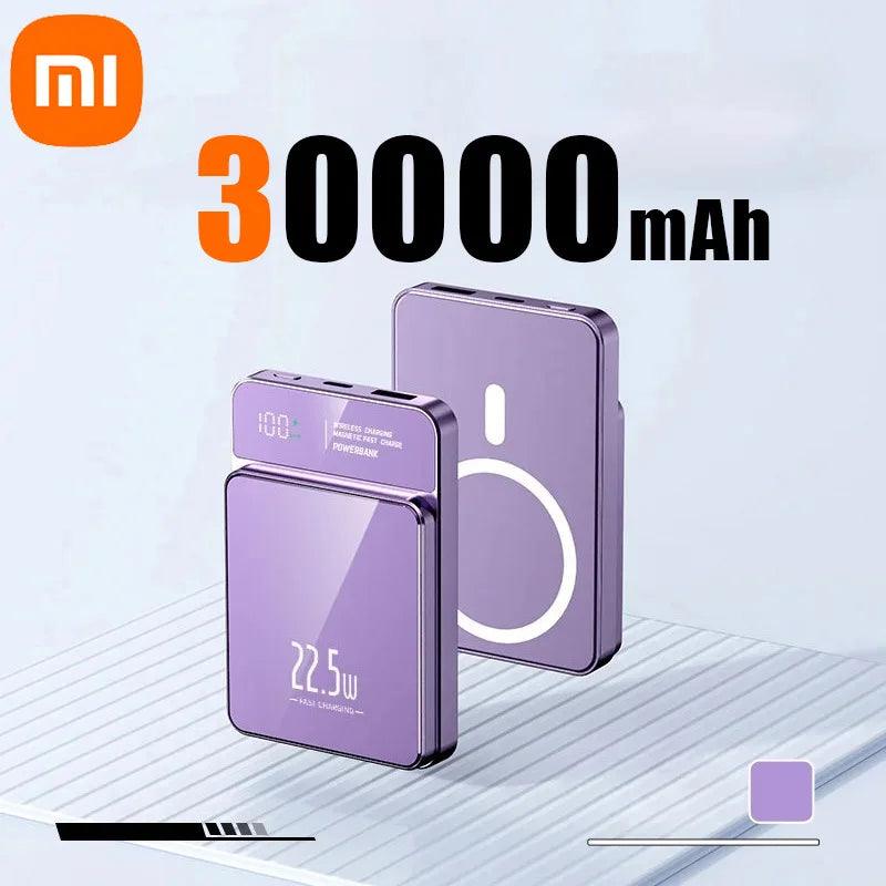 Xiaomi Power Bank 50000mAh Wireless Magnetic Power Bank Magsafe Super Fast Charging Suitable For IPhone Lenovo Samsung Huawei - Shopylife