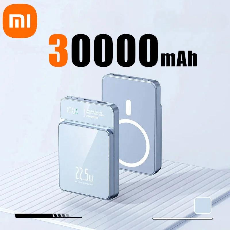 Xiaomi Power Bank 50000mAh Wireless Magnetic Power Bank Magsafe Super Fast Charging Suitable For IPhone Lenovo Samsung Huawei - Shopylife