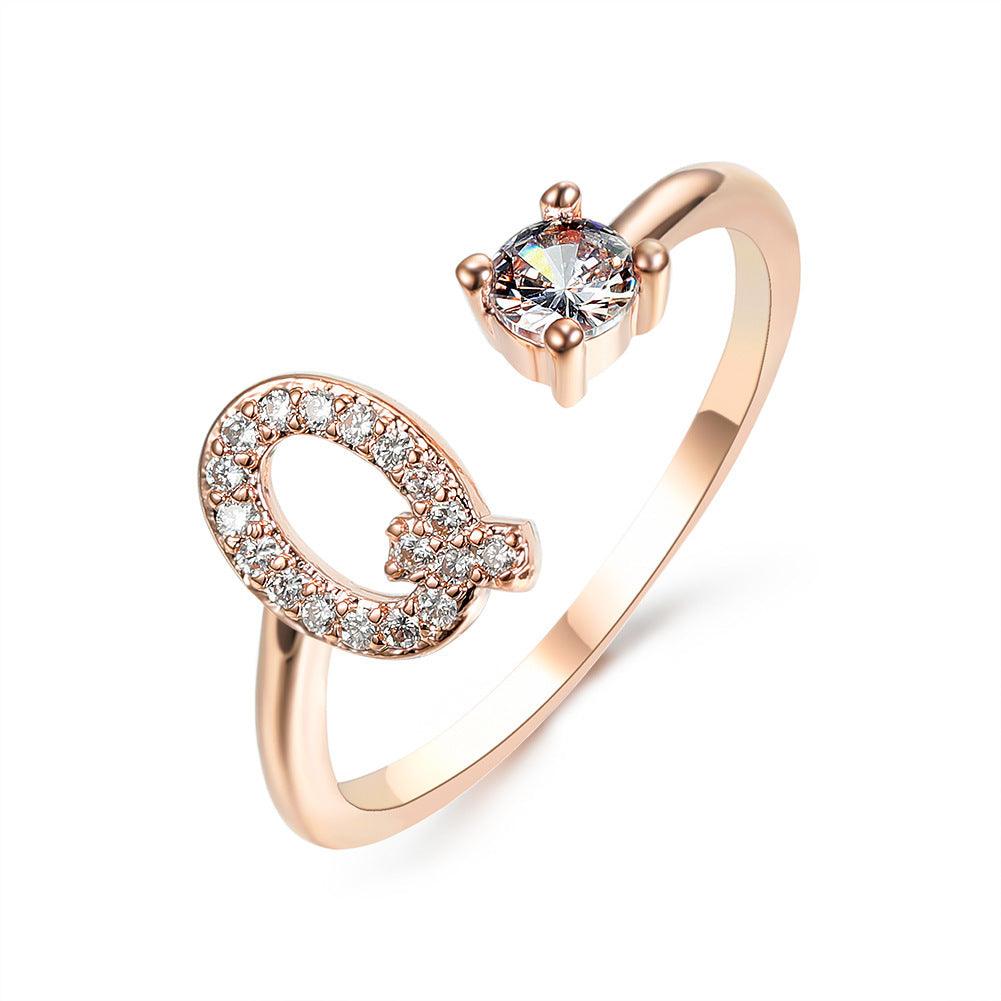 Sleek Letter Ring - Shopylife