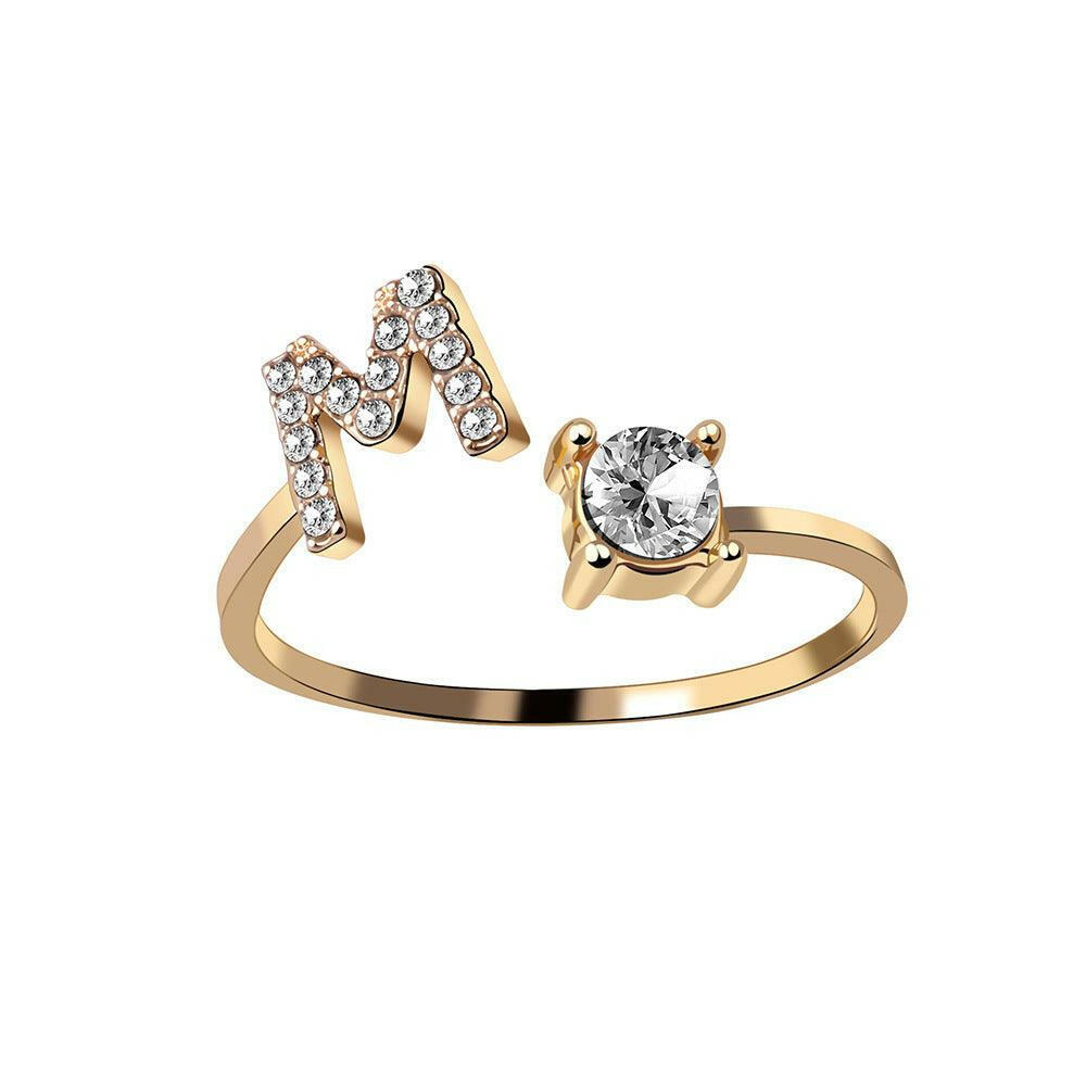 Sleek Letter Ring - Shopylife