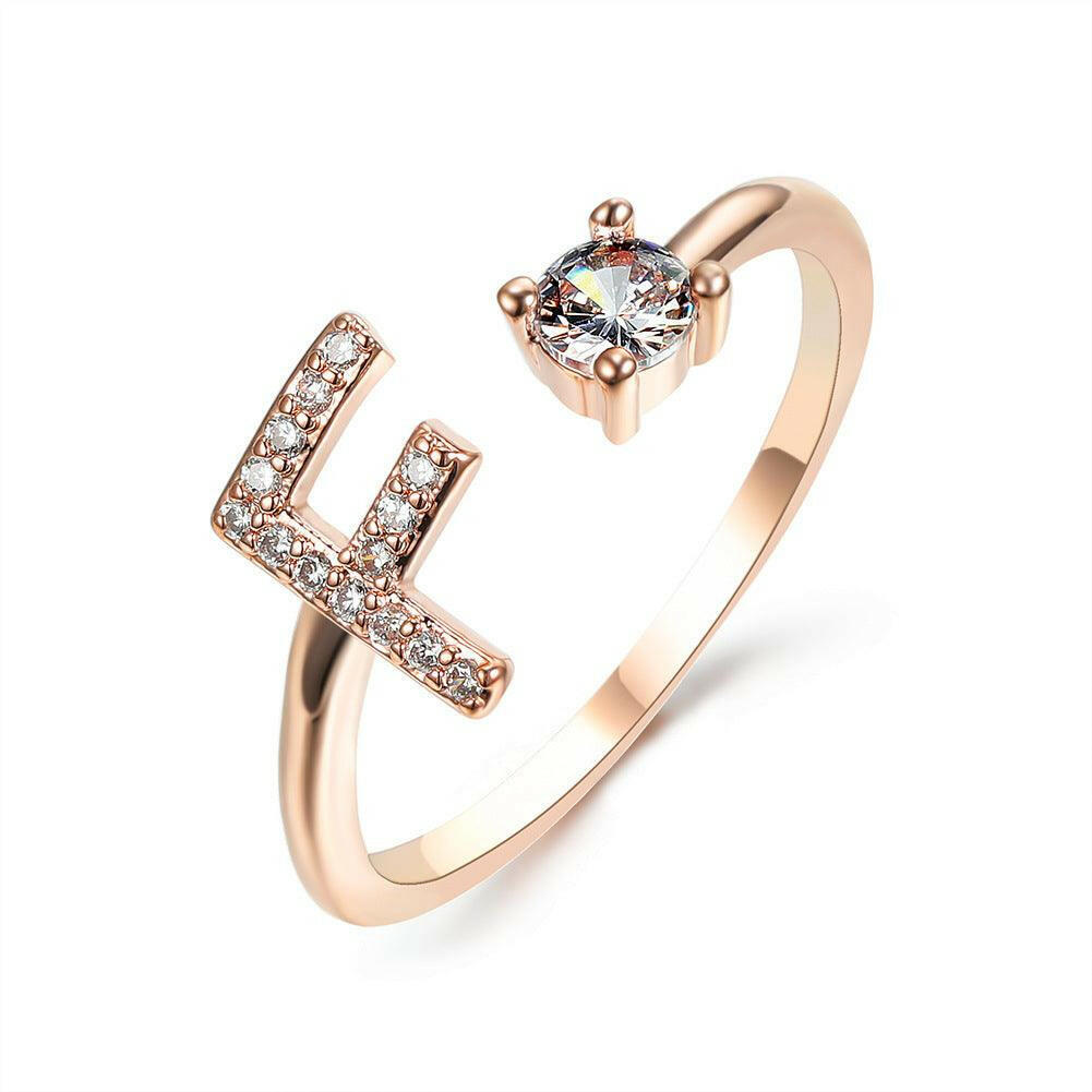Sleek Letter Ring - Shopylife